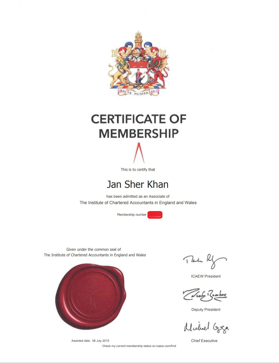 The Institute of Chartered Accountants in England and Wales (ICAEW)